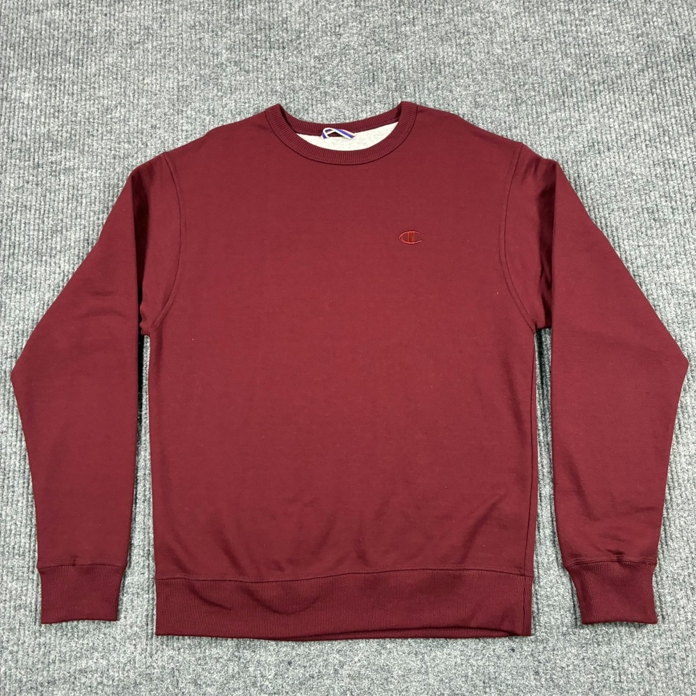 Champion Authentic Athleticwear Crewneck Sweatshirt Mens Medium Red Pullover